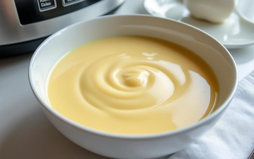 découvrez comment réaliser une crème anglaise parfaite et sans grumeaux avec votre thermomix. une recette facile pour une texture onctueuse et délicieuse.