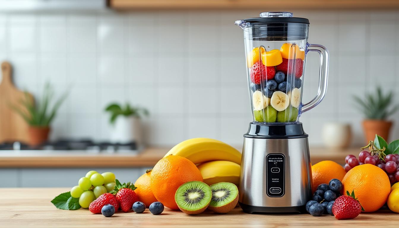 Blender pour smoothie : les meilleurs modèles pour des textures parfaites 1 découvrez les meilleurs blenders pour smoothie afin d'obtenir des textures parfaites. comparez les modèles efficaces et faciles à utiliser pour des boissons onctueuses et savoureuses.