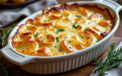 Gratin dauphinois au Thermomix : fondant et bien nappé