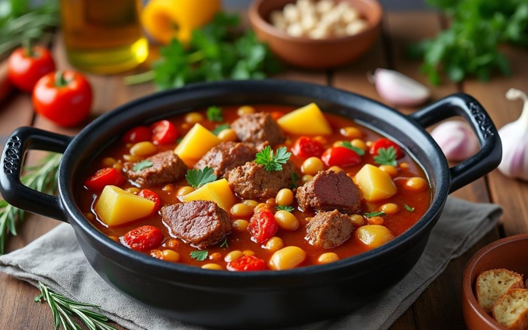 découvrez une recette complète et conviviale de marmite espagnole préparée facilement avec votre cookeo. un plat savoureux et chaleureux pour régaler toute la famille.