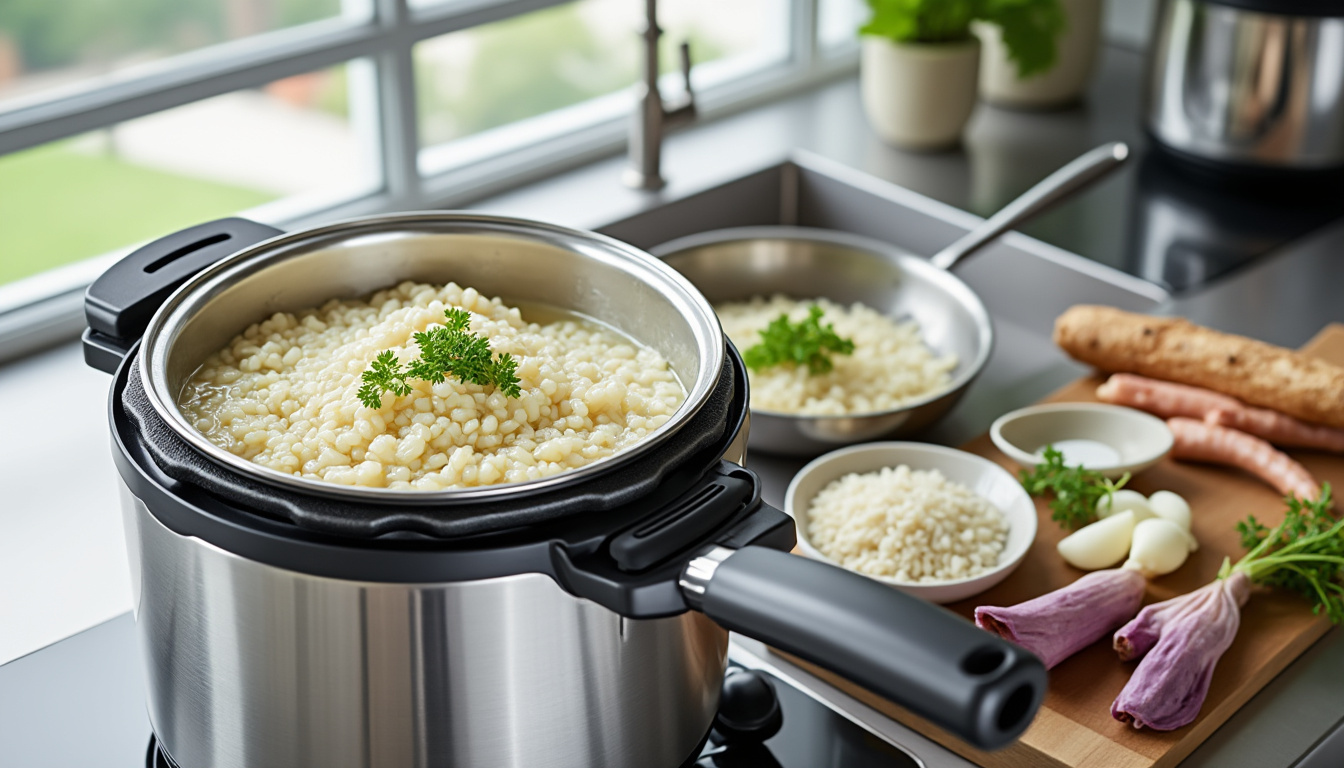 Risotto au Cookeo : crĂ©meux et prĂȘt en quelques minutes 1 dĂ©couvrez notre recette de risotto au cookeo, crĂ©meux et savoureux, prĂȘt en seulement quelques minutes pour un repas rapide et dĂ©licieux.