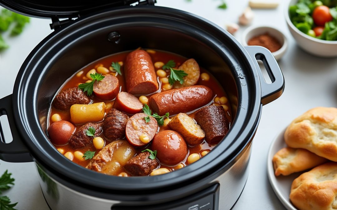 découvrez notre recette généreuse et facile de cassoulet au cookeo, pour un plat traditionnel savoureux prêt en un rien de temps.