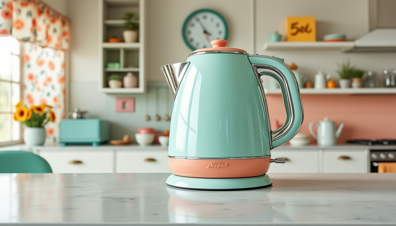 Bouilloire Smeg : design rétro et performances 1 découvrez la bouilloire smeg alliant design rétro et performances exceptionnelles pour une cuisine élégante et fonctionnelle.