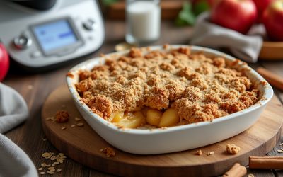 Accueil 10 Crumble aux pommes au Thermomix : croustillant et fondant