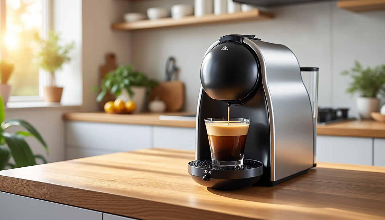 Machine à café Dolce Gusto : fonctionnalités et avis 1 découvrez les fonctionnalités de la machine à café dolce gusto et lisez les avis des utilisateurs pour faire le meilleur choix pour vos pauses café.